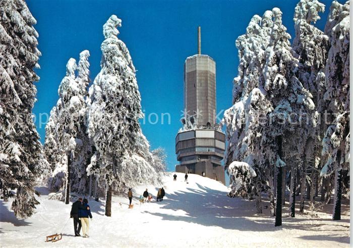 Feldberg Taunus Sendeturm Winterpanorama