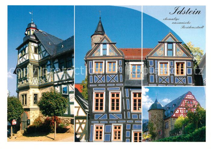 Idstein Altstadt Historische Fachwerkhaeuser ehemalige nassauische Residenzstadt