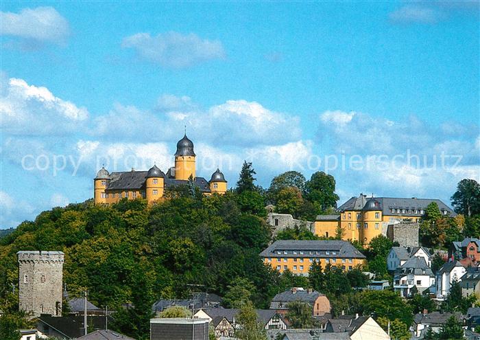 Montabaur Westerwald Ansicht mit Schloss