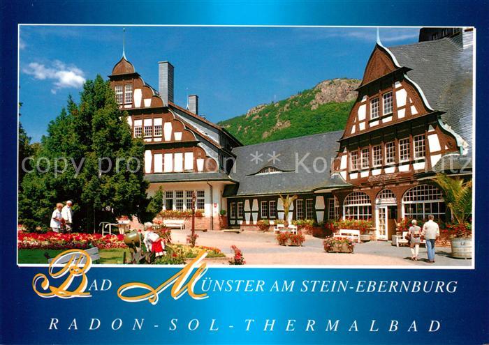 Bad Muenster Stein Ebernburg Baederhaus Fachwerkhaus Radon Sol Thermalbad