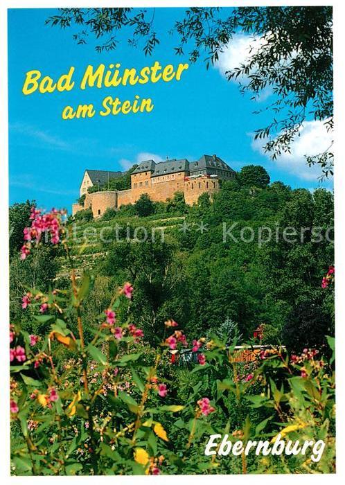 Bad Muenster Stein Ebernburg Blick zur Ebernburg