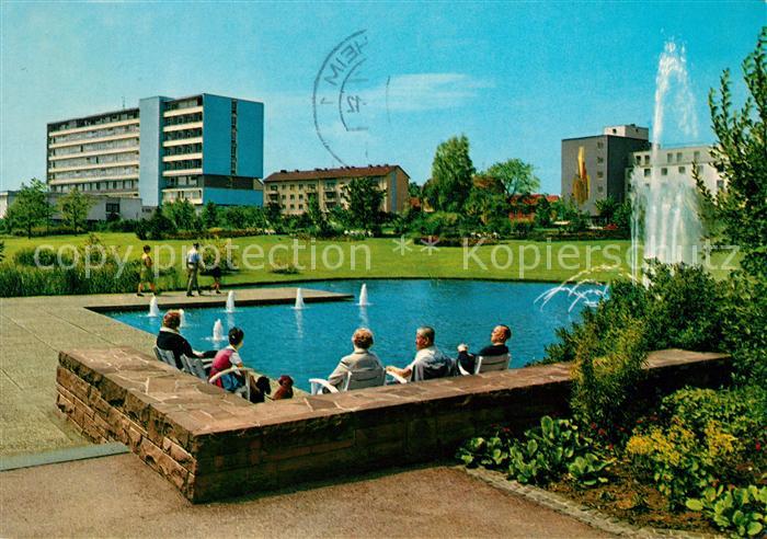 Bad Nauheim Neues Kurviertel Springbrunnen