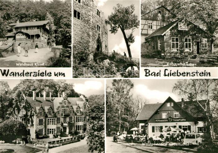 Bad Liebenstein Wanderziele Waldhaus Kissel Burgruine Knueppelhaeuschen Schloss
