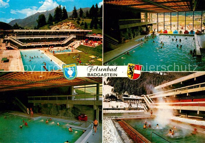 Badgastein Freibad Felsen Thermalhallenbad