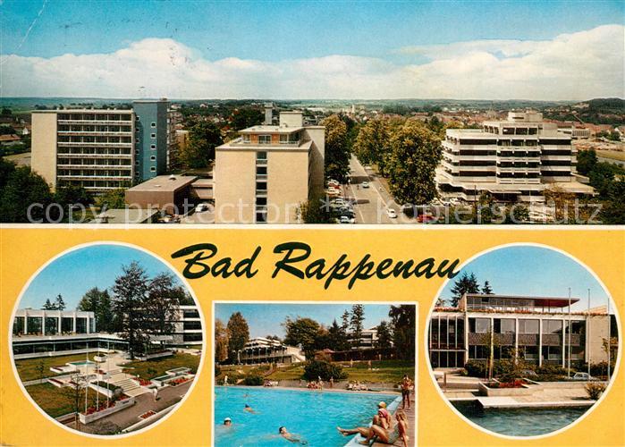 Bad Rappenau Stadtpanorama Kurhaus Freibad