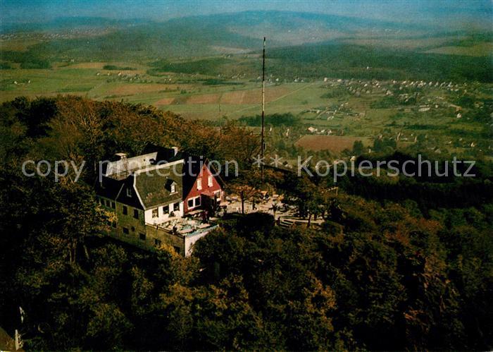 Koenigswinter Oelberg im Siebengebirge Berggasthof Fliegeraufnahme