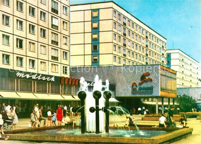 Magdeburg Karl Marx Strasse Springbrunnen