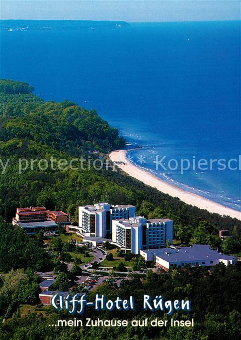 Sellin Ruegen Cliff Hotel Ostseestrand Fliegeraufnahme