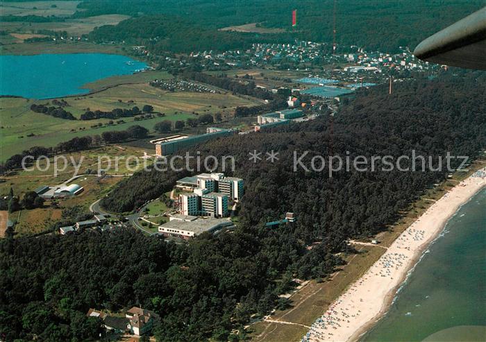 Sellin Ruegen Cliff Hotel Ostseestrand Fliegeraufnahme