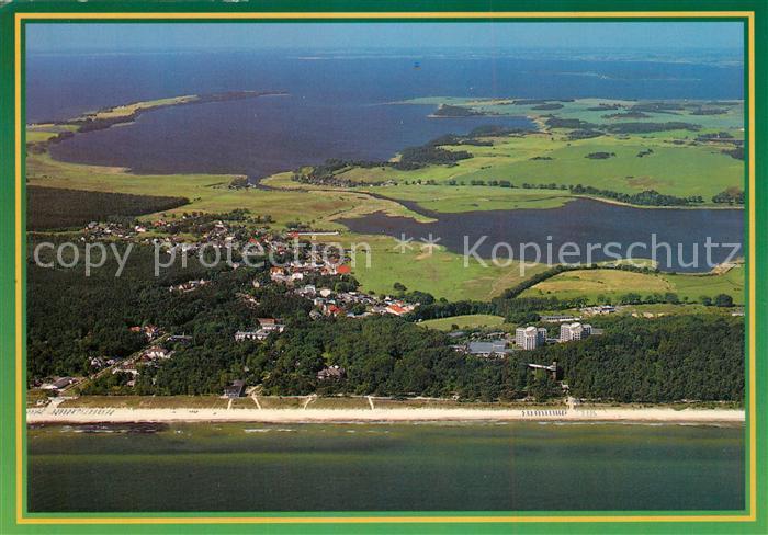 Baabe Ostseebad Ruegen Selliner See Moritzdorf und die Having Fliegeraufnahme
