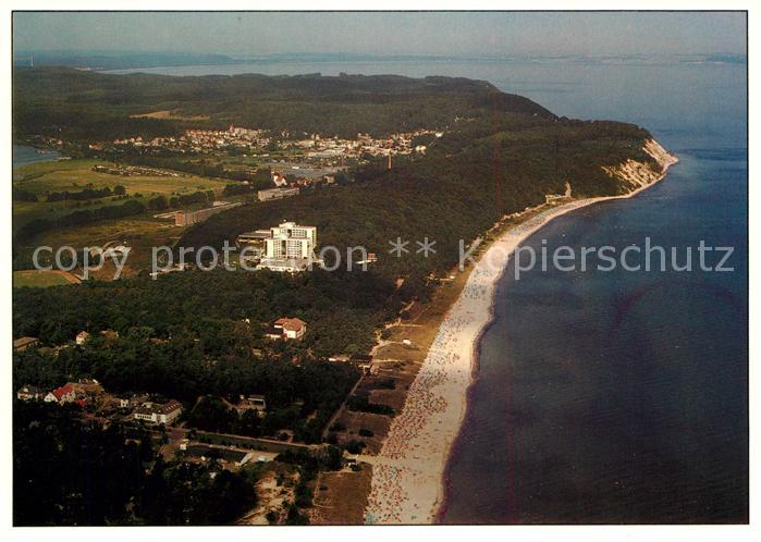 Baabe Ostseebad Ruegen und Ostseebad Sellin Fliegeraufnahme