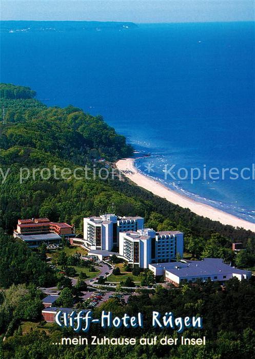 Sellin Ruegen Cliff Hotel Ostseestrand Fliegeraufnahme
