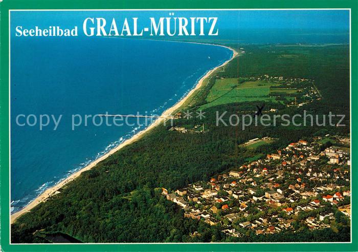 Graal-Mueritz Ostseebad Seeheilbad Fliegeraufnahme