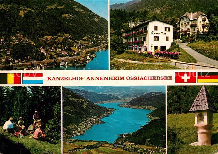 Annenheim Ossiacher See Gasthof Pension Kanzelhof Villa Kanzelhof Bildstock Flie
