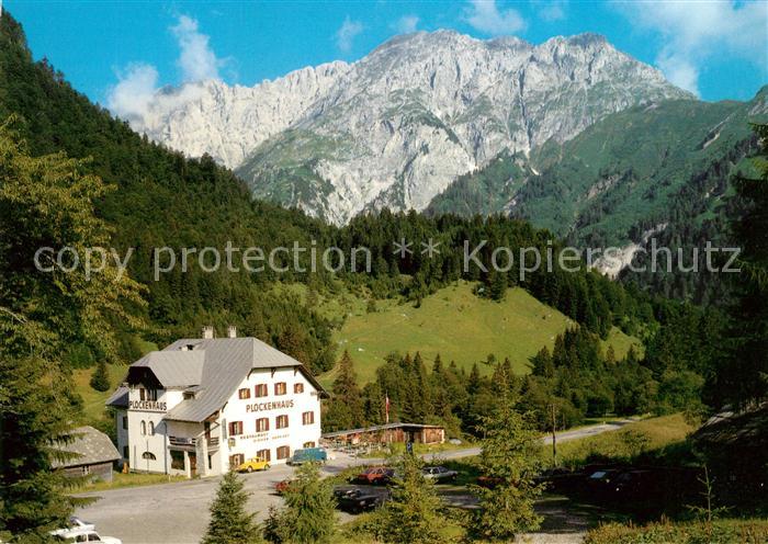 Ploeckenpass Ploeckenhaus gegen Moos und Gamskofel Gailtal Alpen
