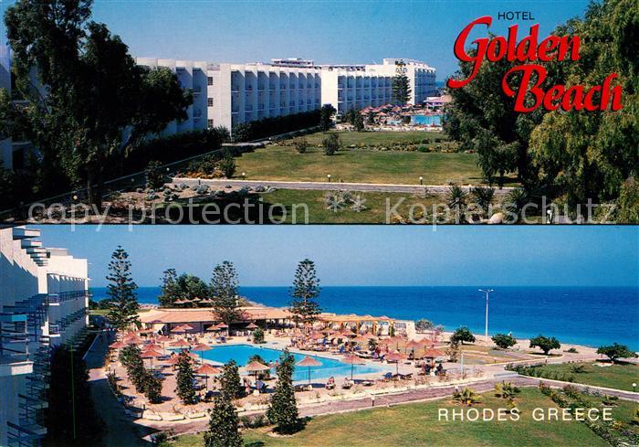Ialyssos Hotel Golden Beach Swimming Pool Meerblick