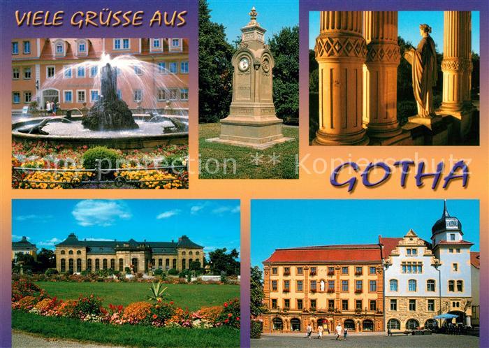 Gotha Thueringen Wasserkunst Arnoldi Denkmal Portal Museum Orangerie Innungshall