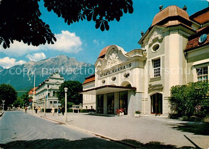 Bad Reichenhall Staatliches Kurhaus mit Hochstaufen Chiemgauer Alpen