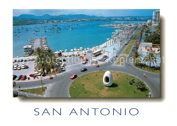 San Antonio Ibiza Paseo de Ses Fonts Puerto vista aerea