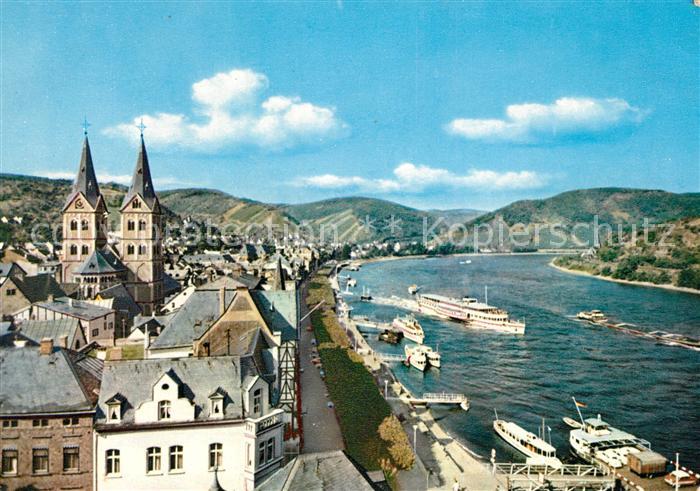 Boppard Rhein Rheinpromenade Rheindampfer Anleger