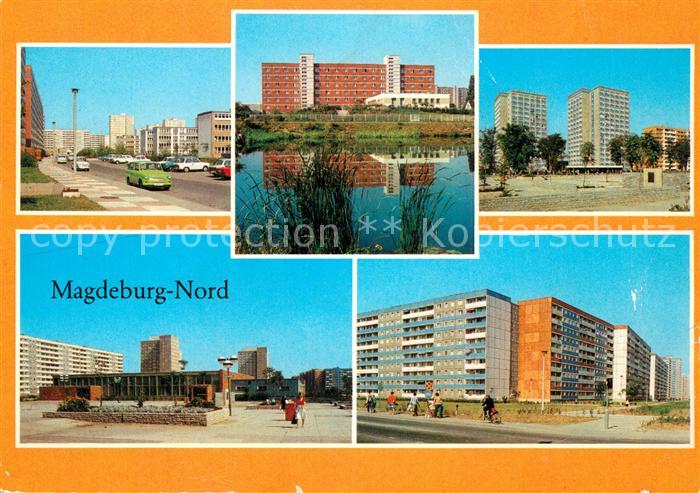 Magdeburg Nord Salvador Alleen Feierabendheim Paul Markowski Platz Teilansicht H