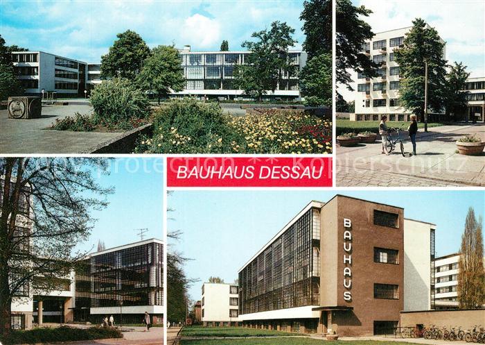 Dessau-Rosslau Bauhaus Bauhausplatz Atelierhaus Bruecke Werkstattgebaeude