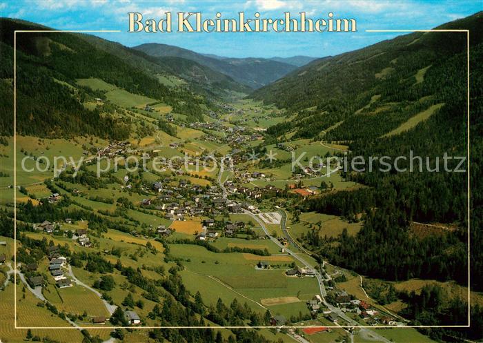 Bad Kleinkirchheim Kaernten Kurort im Nockgebiet Fliegeraufnahme
