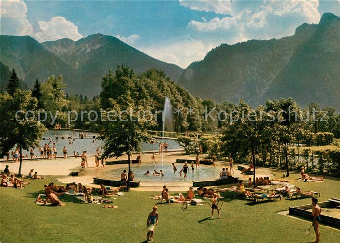 Oberammergau Alpenbad Freibad Alpenblick