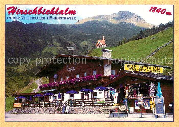 Mayrhofen Zillertal Alpengasthaus Hirschbichlalm Zillertaler Hoehenstrasse Alpen
