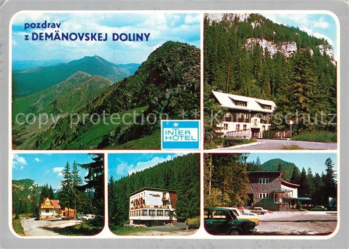 Demaenovska Dolina Landschaftspanorama Niedere Tatra Hotel Berghaus