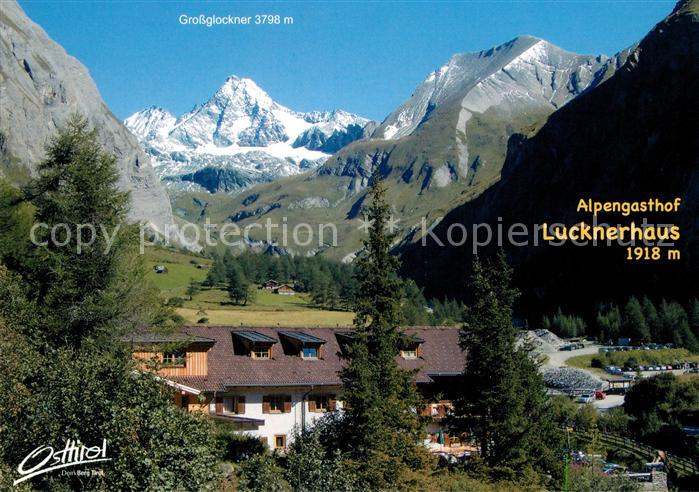 Kals Grossglockner Alpengasthof Lucknerhaus Grossglockner Hohe Tauern