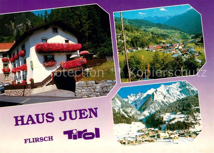 Flirsch Haus Juen Winterpanorama Sommerpanorama Alpen