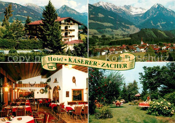 Fischen Allgaeu Hotel Pension Kaserer Zacher Garten Alpenpanorama Allgaeuer Alpe