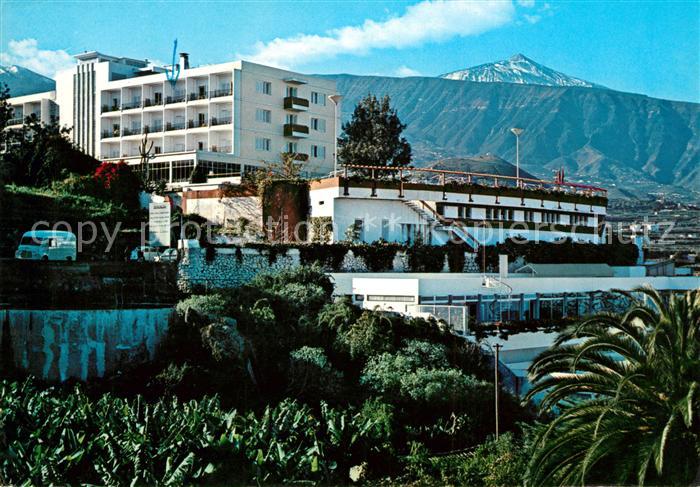 Puerto de la Cruz Hotel Tigaiga vista parcial y Teide Volcano Vulkan
