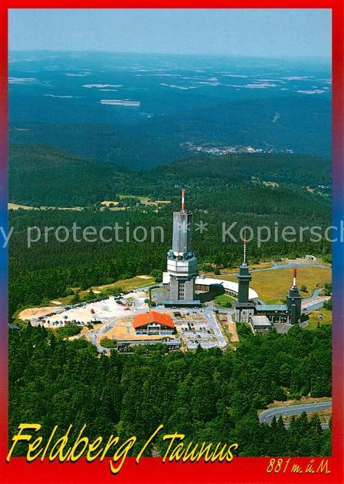 Feldberg Taunus Feldberghaus Sendetuerme Fliegeraufnahme