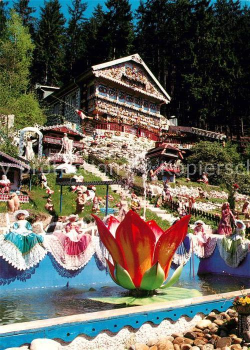 Saalburg Saale Saalburger Maerchenwald Freizeitpark mit Tiergehege Restaurant