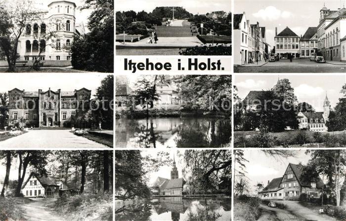 Itzehoe Schloss Park Kirche Teilansichten