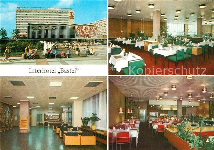 Dresden Interhotel Bastei Speisesaal Foyer