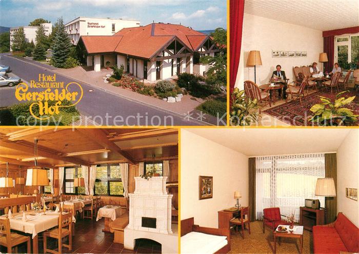 Gersfeld Rhoen Hotel Restaurant Gersfelder Hof Gaststube Zimmer