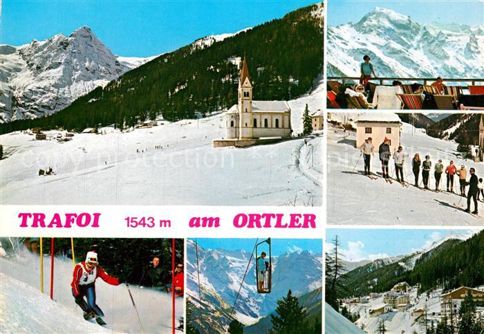 Trafoi Suedtirol Kirche Skikurs Lift Panorama