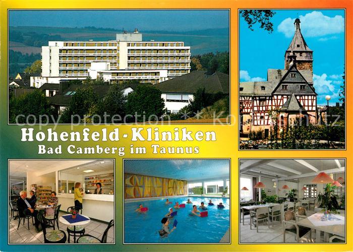 Bad Camberg Hohenfeld Kliniken Speisesaal Bewegungsbad Kirche