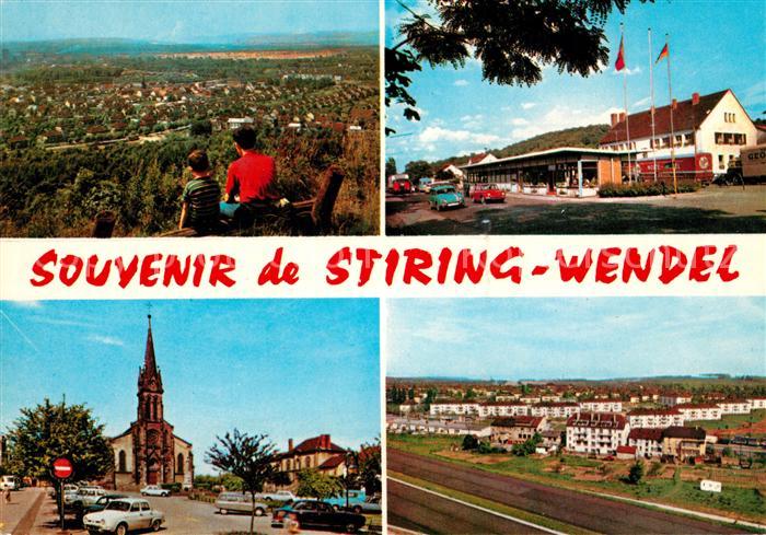 Stiring-Wendel Panorama Kirche Stadtblick