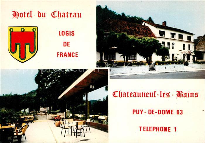 Chateauneuf-les-Bains Hotel du Chateau Terrasse