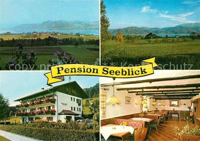 Nussdorf Attersee Panorama Pension Seeblick Gaststube