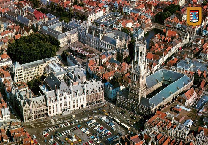 BRUGGE Bruges Belgie Fliegeraufnahme