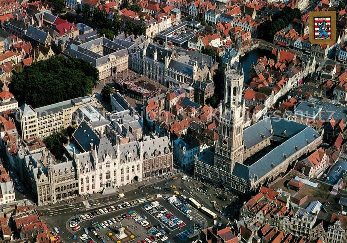 BRUGGE Bruges Belgie Fliegeraufnahme