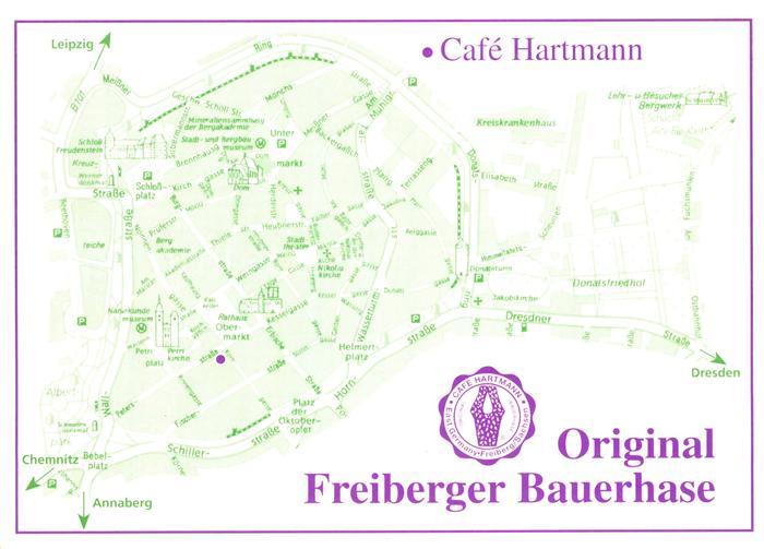 Freiberg Sachsen Cafe Hartmann Original Freiberger Bauerhase