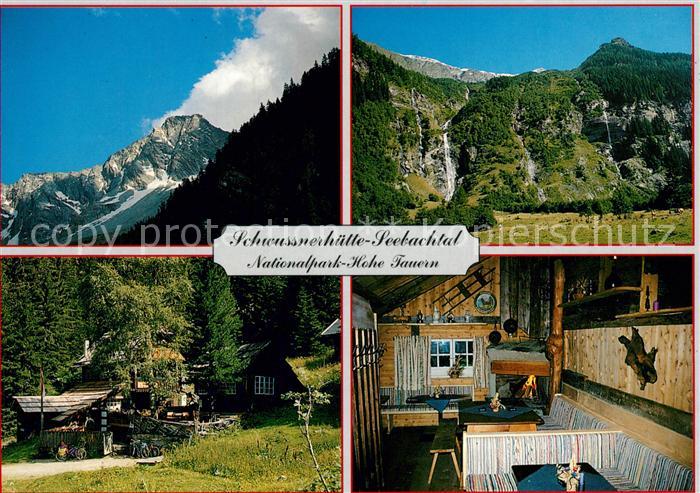 Mallnitz Kaernten Schwussnerhuette Seebachtal Nationalpark Hohe Tauern