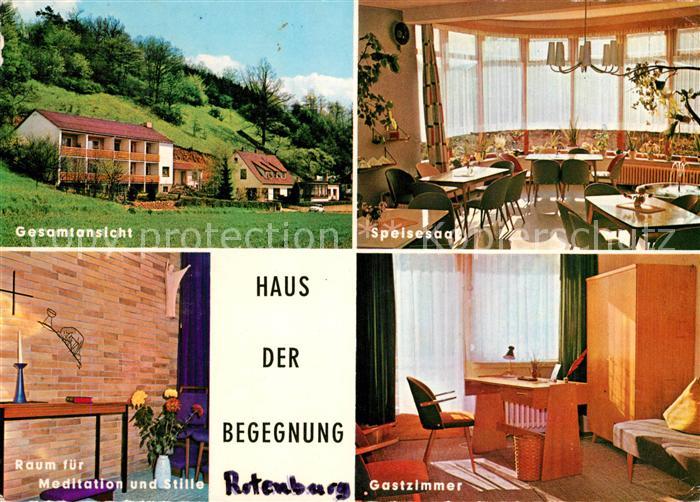 Rotenburg Fulda Haus der Begegnung Speisesaal Meditationsraum Gastzimmer