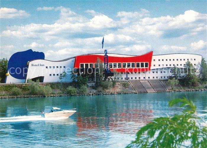 Passau Rotel Inn Der ruhende Mensch Hotel der Zukunft Donaupartie